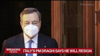 Italy's Mario Draghi Resigns