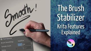 The Brush Stabilizer - Krita features explained