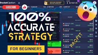 100% Accurate Strategy for Beginners - Make $1600 in Pocket Option real