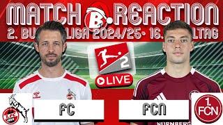 2. Bundesliga | 1. FC Köln : 1. FC Nürnberg | 16. Spieltag 2024/25 | Match Reaction ️