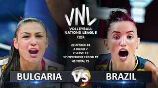 Bulgaria vs Brazil | Women's VNL 2024