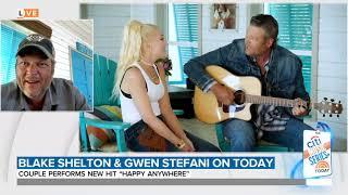 Blake Shelton interview on the Today Show plus Happy Anywhere performance with Gwen Stefani