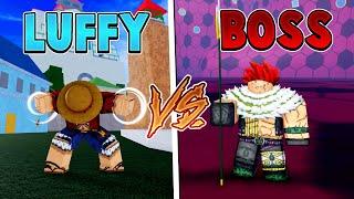 Luffy vs All Bosses in Blox Fruits