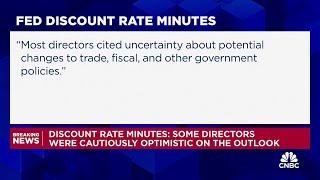 8 Fed bank board of directors have requested discount rate cuts before December meeting