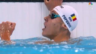 David Popovici wins Gold in men's Swimming 200m freestyle final at Paris Olympics 2024