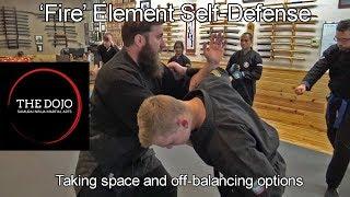 Taijutsu Fire element options for self-defense.