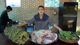 '' Fish, chicken, pork cooking '' We harvest free and fresh ingredient around home and cooking