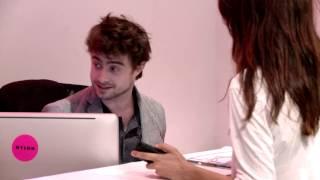 Daniel Radcliffe Was Our Receptionist for an Hour