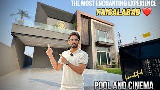 Fully-Furnished 1 Kanal (PLUNGE POOL+CINEMA) Luxury House For Sale in Faisalabad