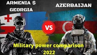 Armenia & Georgia vs Azerbaijan Military Power Comparison 2022-2023| Armenia vs Azerbaijan