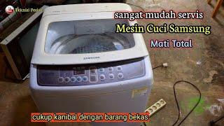 mesin cuci samsung mati total | modif dengan psu lain