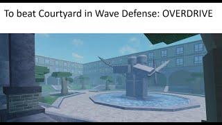 Wave Defense: OVERDRIVE | To beat Courtyard