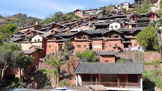 云南深山竟发现一千年古村落，原始古朴风貌犹存，村民至今仍用马匹和骡子运输︱A thousand-year-old village in the mountains of Yunnan, China