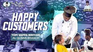 Happy Customers || Topi Vappa Biriyani || Dubai || Dancing Chef || Reviews