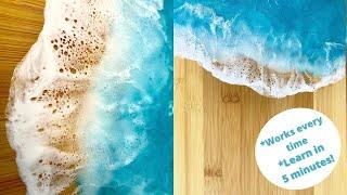 Master The Art Of Creating Resin Ocean Waves In Just 5 Minutes | Quick & Simple Diy Tutorial