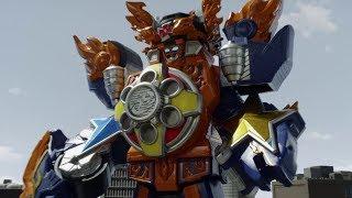 Enter Ninja Blaze Megazord