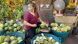 Behind the Scenes at Bangkok's Largest Coconut Market | Street Food