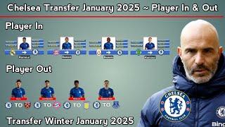 Chelsea Transfer News ~ Player In & Player Out Transfer Winter January 2025