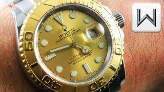 Rolex Yacht Master GOLD SUNBURST Dial 16623 320B7876 Luxury Watch Review