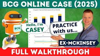 BCG Online Case (2025): Master the Casey Chatbot Interview | Practice Questions & Strategy Guide