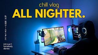 Gaming vlog |  Pulling an all nighter after work