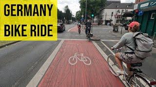 Exploring Frankfurt Streets and Bike Infrastructure | Uncut Bike Ride w/ Commentary