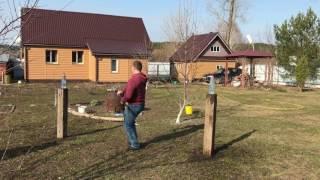Тренировка. Выхват шашки. Рубка шашкой с разворота по мишени. Игорь Манохин. Шашка Назаров и Калибр.