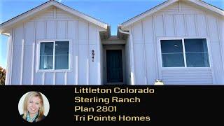 New Build Home in Sterling Ranch, Littleton Colorado -Tri Pointe Homes Plan 2801