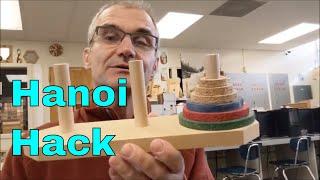 Easy Solution to the Tower of Hanoi, Hack Hanoi