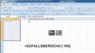 40 weitere Excel-Funktionen - ZUFALLSBEREICH