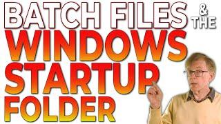 Batch Files and the Windows Startup Folder – How To Map a Virtual Drive