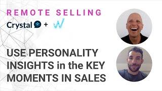 How to apply insights from Crystal across Remote Selling