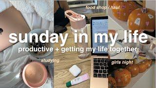 getting my life together | a sunday reset @ uni