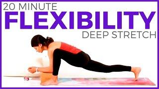 20 min DEEP STRETCHING Yoga for Flexibility: Hip Flexors, Quads, Hamstrings