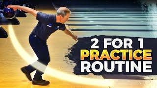 How to Practice Like the Pros. 2 For 1 Bowling Tip for Bowlers