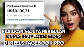 46JUTA /BULAN DARI FACEBOOK PRO‼️Cuman Reupload Video Cina - Full Tutorial Facebook Pro