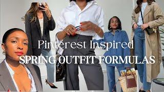 Spring Outfit Formulas For Effortless Style | Pinterest Inspired Outfits
