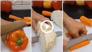 Wednesday Vegetable Cutting   #asmr #reverse #satisfying