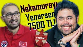 Hikaru Nakamura ile Şampiyonluk Maçı Yapan Türk! (Yenerse 7500 TL!)