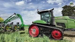 Planting No Till Corn | Fendt 940 MT Tractor & John Deere Planter
