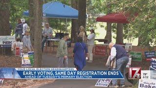 Early voting numbers in Wake County surpass those of 2018 primary