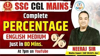 Complete Percentage | Maths by Neeraj Kukreja Sir