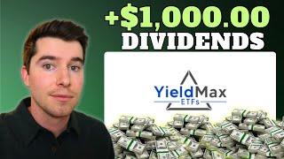 How I Made Over $1,000 This Month in Dividends | Yieldmax Dividend Strategy