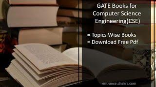 GATE books for CSE | Topic wise Recommended Books|BEST PREPARATION BOOKS FOR GATE CS/IT |#aditya Raw