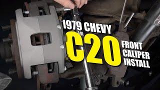 1979 Chevy C20 Wilwood D52 Front Caliper Install