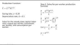 Solow Growth Model Part II: How to Solve for Steady State