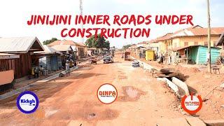 Jinijini Inner Roads Under Construction In Berekum West - Dinpa TV