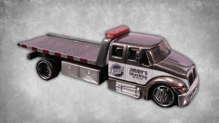 Painting Diecast Cars - International Durastar - 1:24 Scale Tow Truck Custom