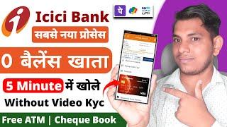 Icici bank zero balance account opening online, icici bank zero balance account opening online 2024