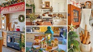 Timeless Vintage Christmas Kitchen Decor Ideas for a Cozy Holiday Vibe